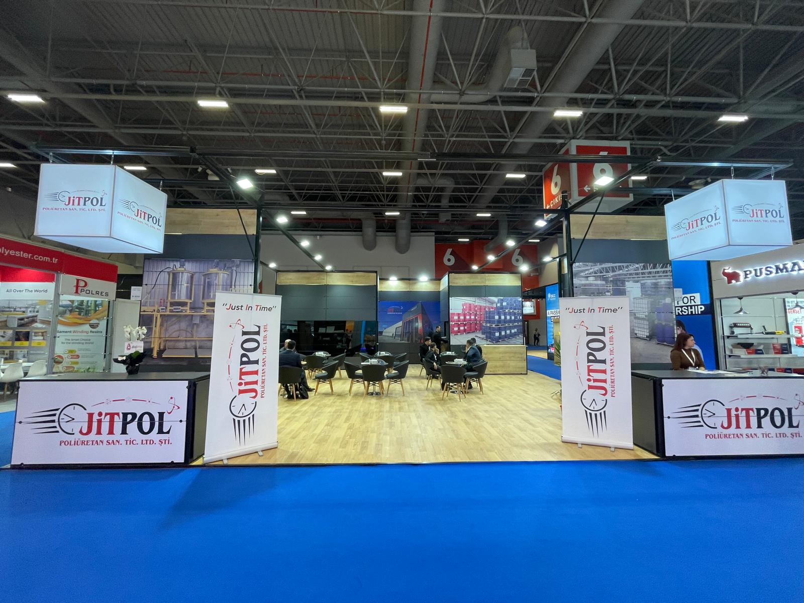 JiTPOL standı — PUTECH Eurasia 2025, İstanbul Fuar Merkezi