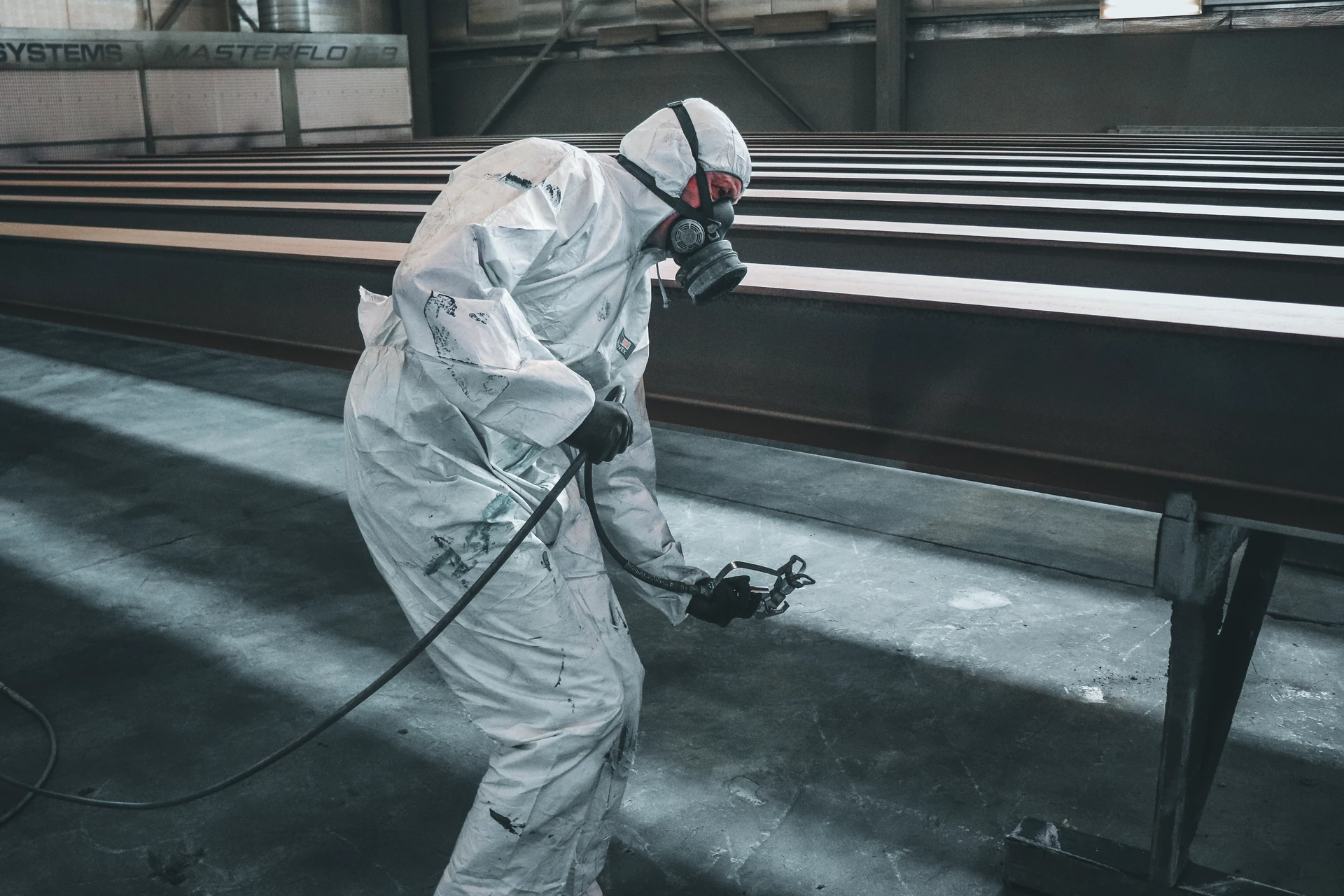 Endüstriyel kaplama uygulaması / Industrial coating application